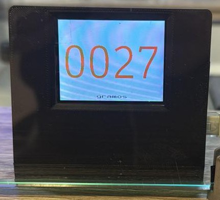 Visor para el cliente conectado a la balanza